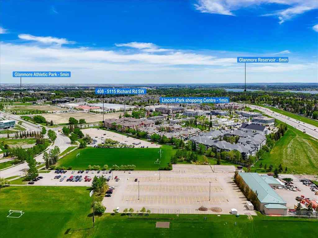 MLS® A2257793 - Unit #408 5115 Richard Road SW in Lincoln Park Calgary, Residential