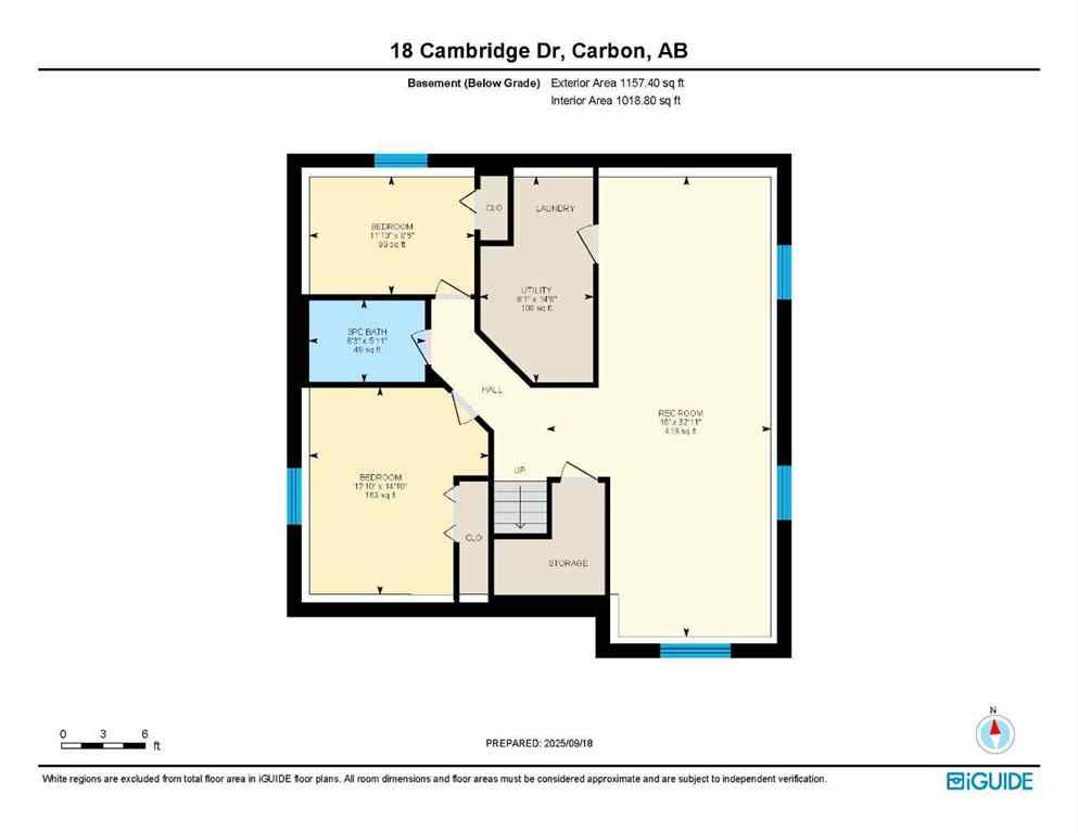 MLS® A2257816 - 18 Cambridge Drive  in NONE Carbon, Residential