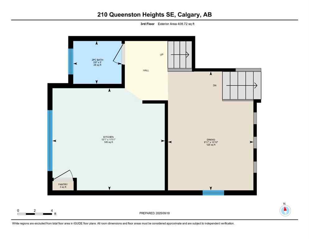 MLS® A2257844 - 210 Queenston Heights SE in Queensland Calgary, Residential