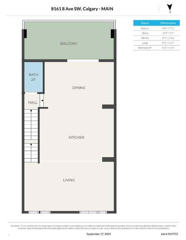 MLS® A2257907 - 8161 8 Avenue SW in West Springs Calgary, Residential