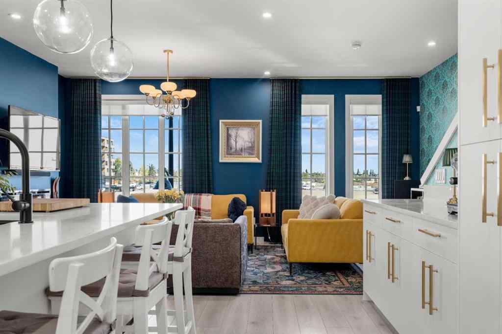 MLS® A2257907 - 8161 8 Avenue SW in West Springs Calgary, Residential