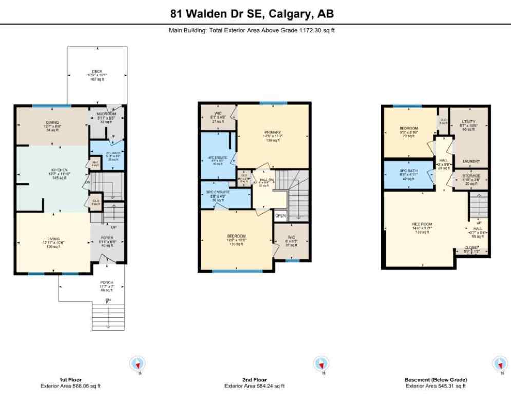 MLS® A2257910 - 81 Walden Drive SE in Walden Calgary, Residential