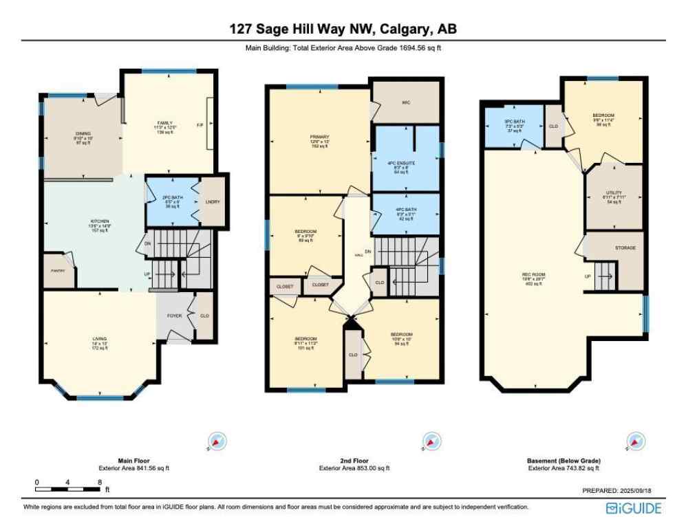 MLS® A2257946 - 127 Sage Hill Way NW in Sage Hill Calgary, Residential