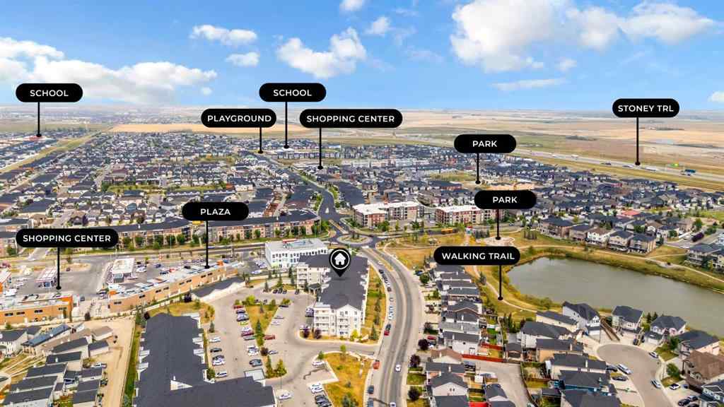 MLS® A2257971 - Unit #2212 1140 Taradale Drive NE in Taradale Calgary, Residential