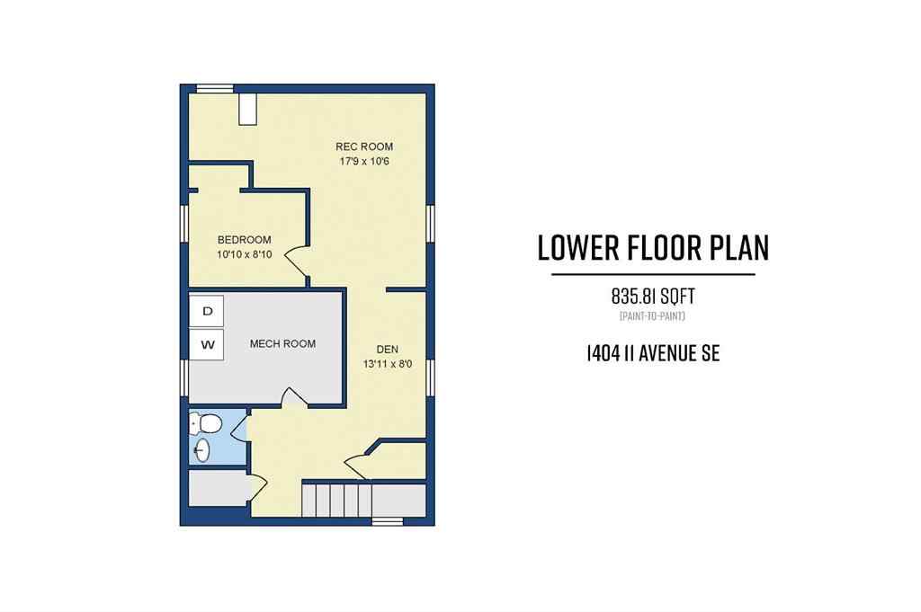 MLS® A2257994 - 1404 11 Avenue SE in Inglewood Calgary, Residential