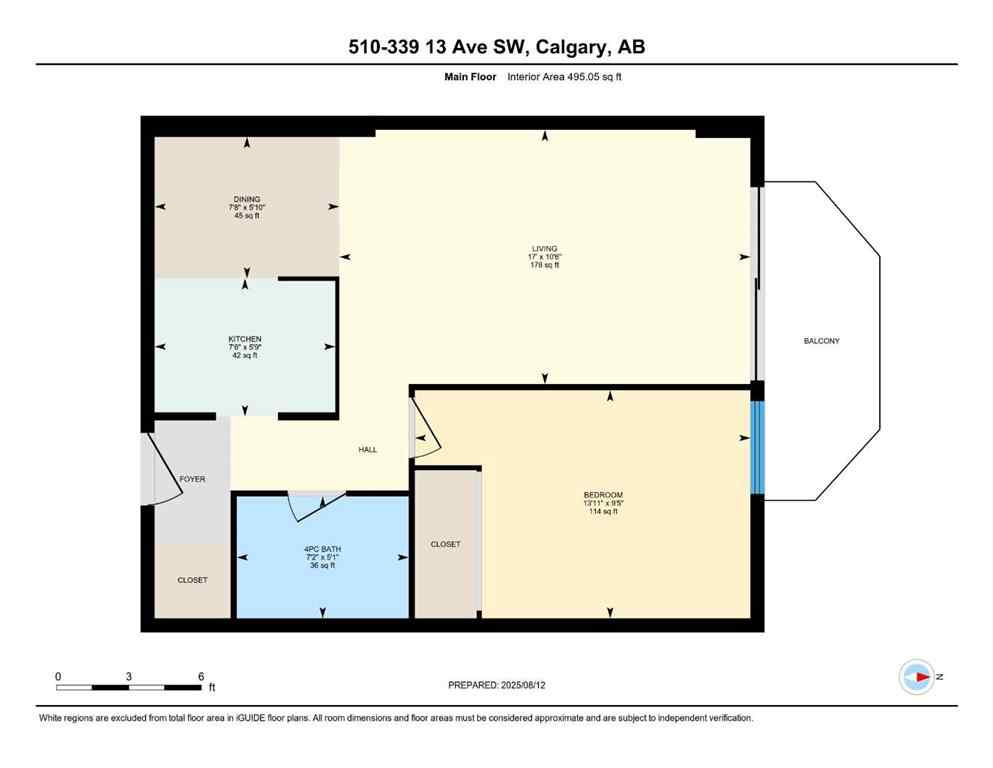 MLS® A2258070 - Unit #510 339 13 Avenue SW in Beltline Calgary, Residential