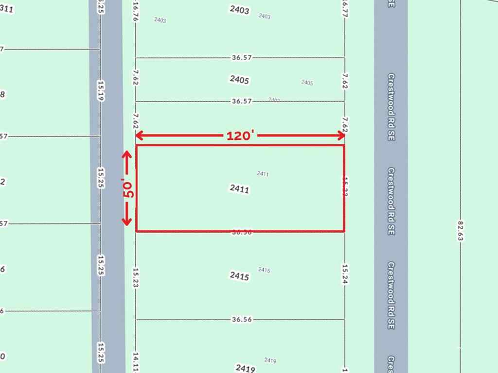 MLS® A2258071 - 2411 Crestwood Road SE in Ogden Calgary, Residential