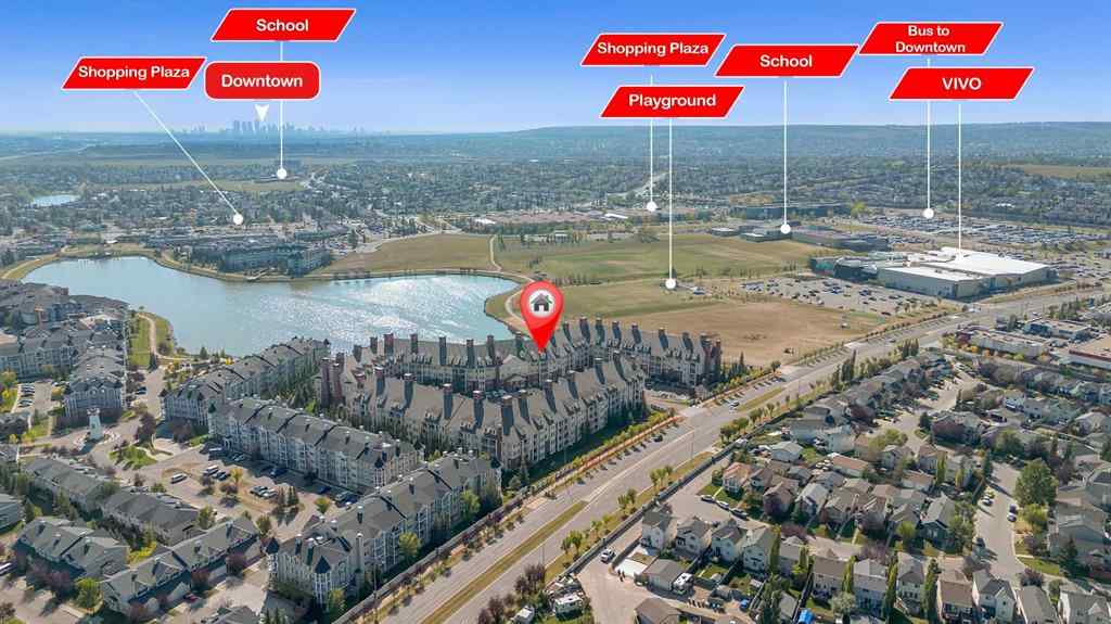 MLS® A2258078 - Unit #1312 151 Country Village Road NE in Country Hills Village Calgary, Residential