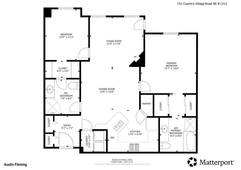 MLS® A2258078 - Unit #1312 151 Country Village Road NE in Country Hills Village Calgary, Residential