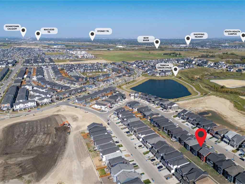 MLS® A2258100 - 121 Creekstone Landing SW in Pine Creek Calgary, Residential