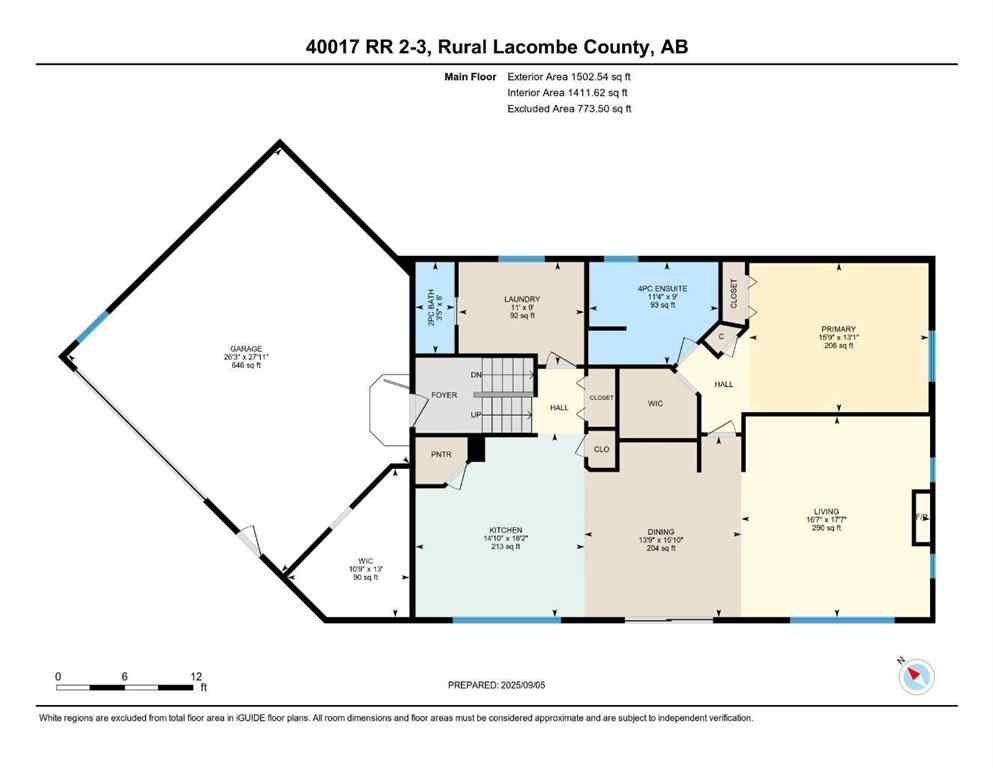 MLS® A2258168 - 40017 RR23   in NONE Rural Lacombe County, Residential