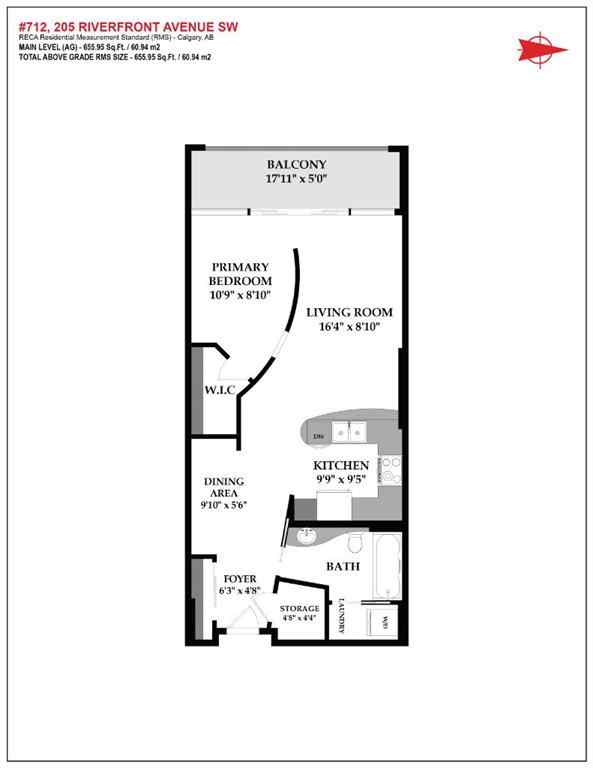 MLS® A2258212 - Unit #712 205 Riverfront Avenue SW in Chinatown Calgary, Residential