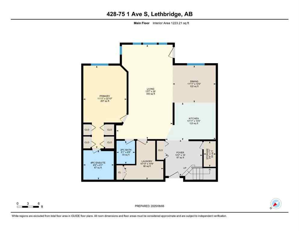 MLS® A2258239 - Unit #428 75 1 Avenue S in Downtown Lethbridge, Residential