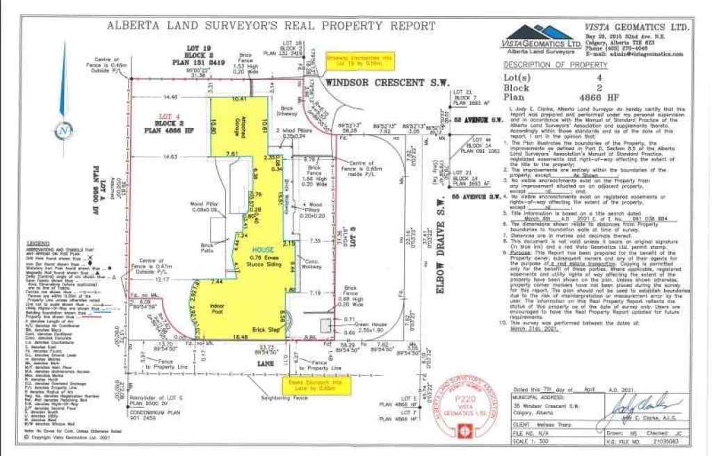 MLS® A2258265 - 35 Windsor Crescent SW in Windsor Park Calgary, Residential