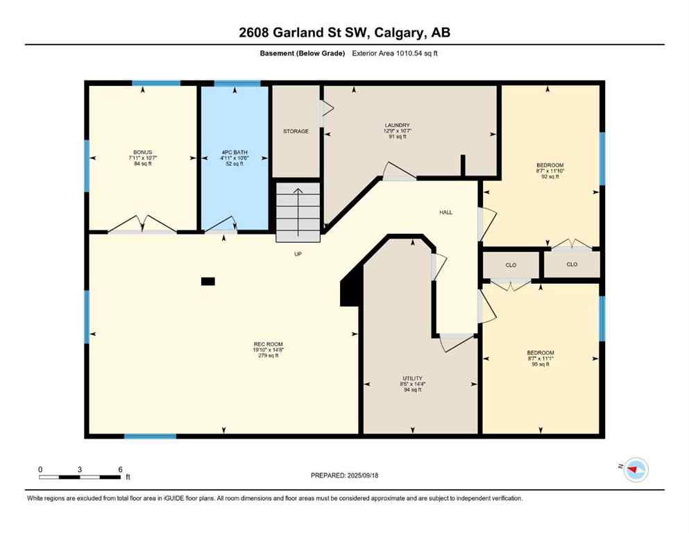 MLS® A2258301 - 2608 Garland Street SW in Glendale Calgary, Residential