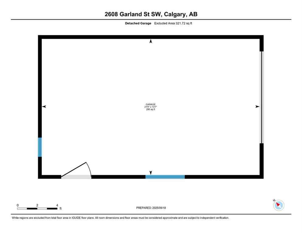 MLS® A2258301 - 2608 Garland Street SW in Glendale Calgary, Residential