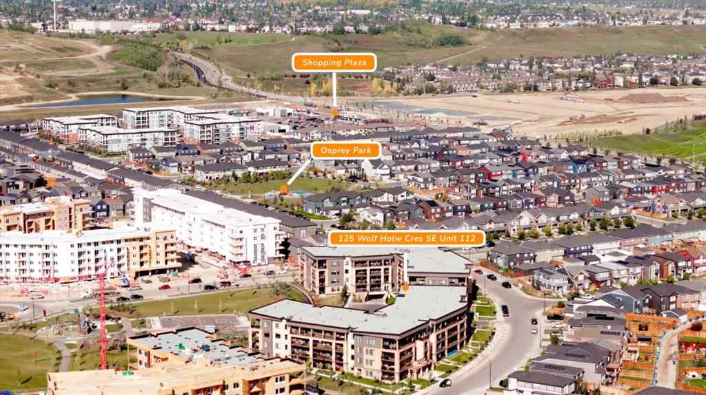 MLS® A2258339 - Unit #112 125 Wolf Hollow Crescent SE in Wolf Willow Calgary, Residential