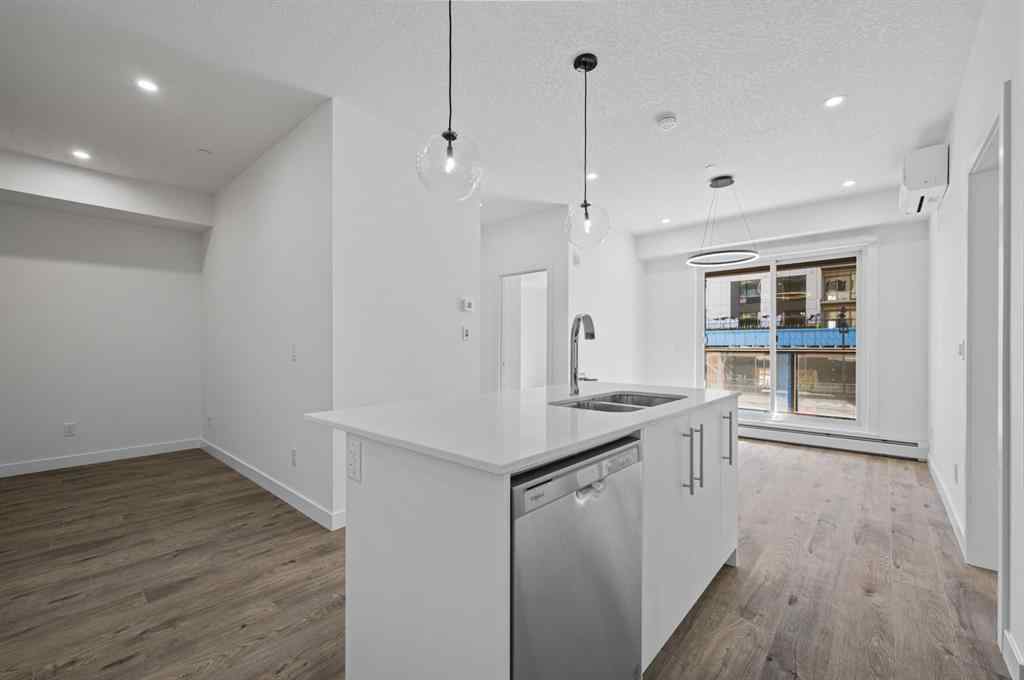 MLS® A2258363 - Unit #204 8370 Broadcast Avenue SW in West Springs Calgary, Residential