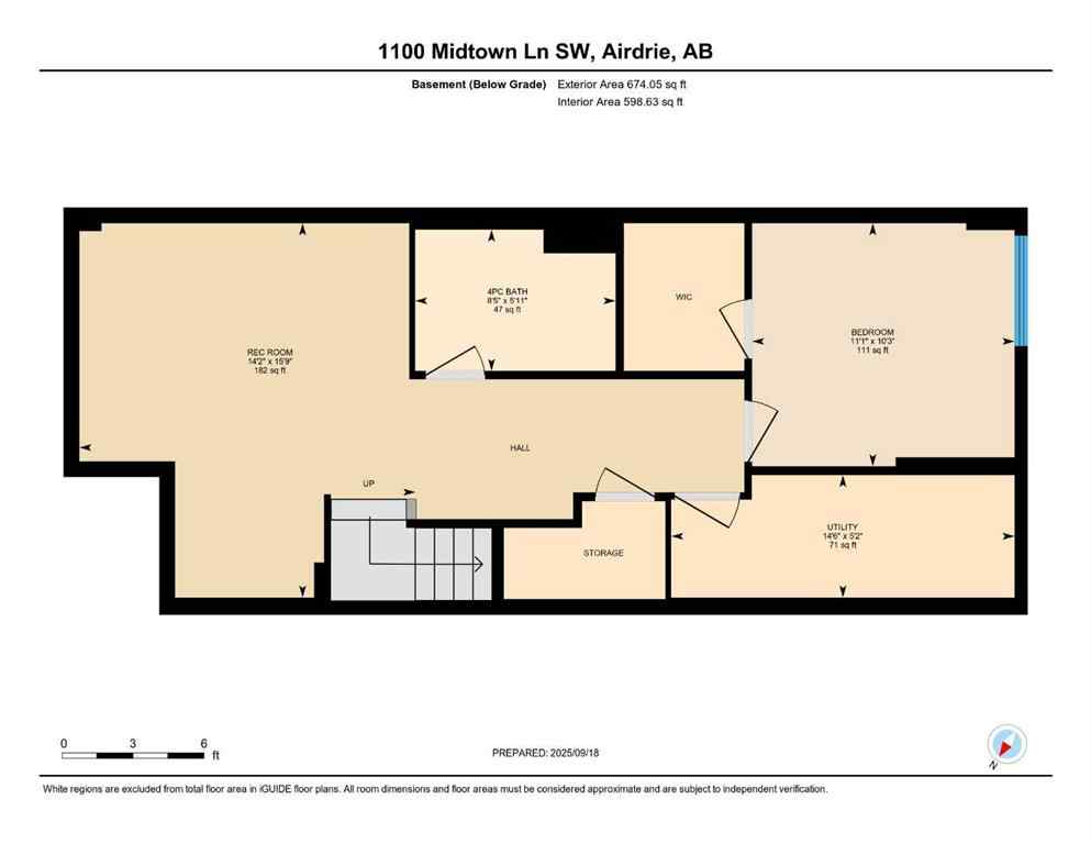MLS® A2258384 - 1100 Midtown Lane SW in Midtown Airdrie, Residential