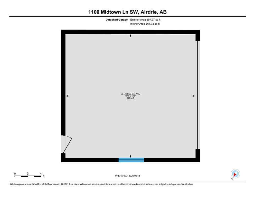 MLS® A2258384 - 1100 Midtown Lane SW in Midtown Airdrie, Residential