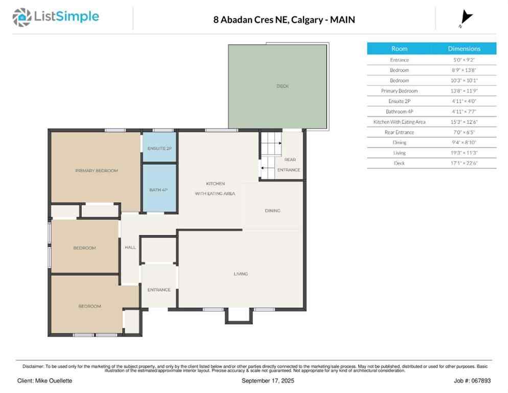 MLS® A2258387 - 8 Abadan Crescent NE in Abbeydale Calgary, Residential