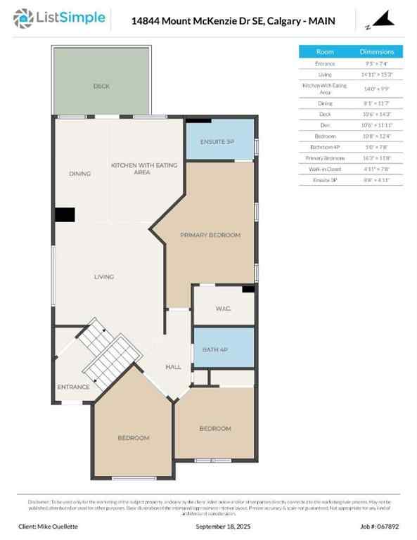 MLS® A2258454 - 14844 Mt Mckenzie Drive SE in McKenzie Lake Calgary, Residential