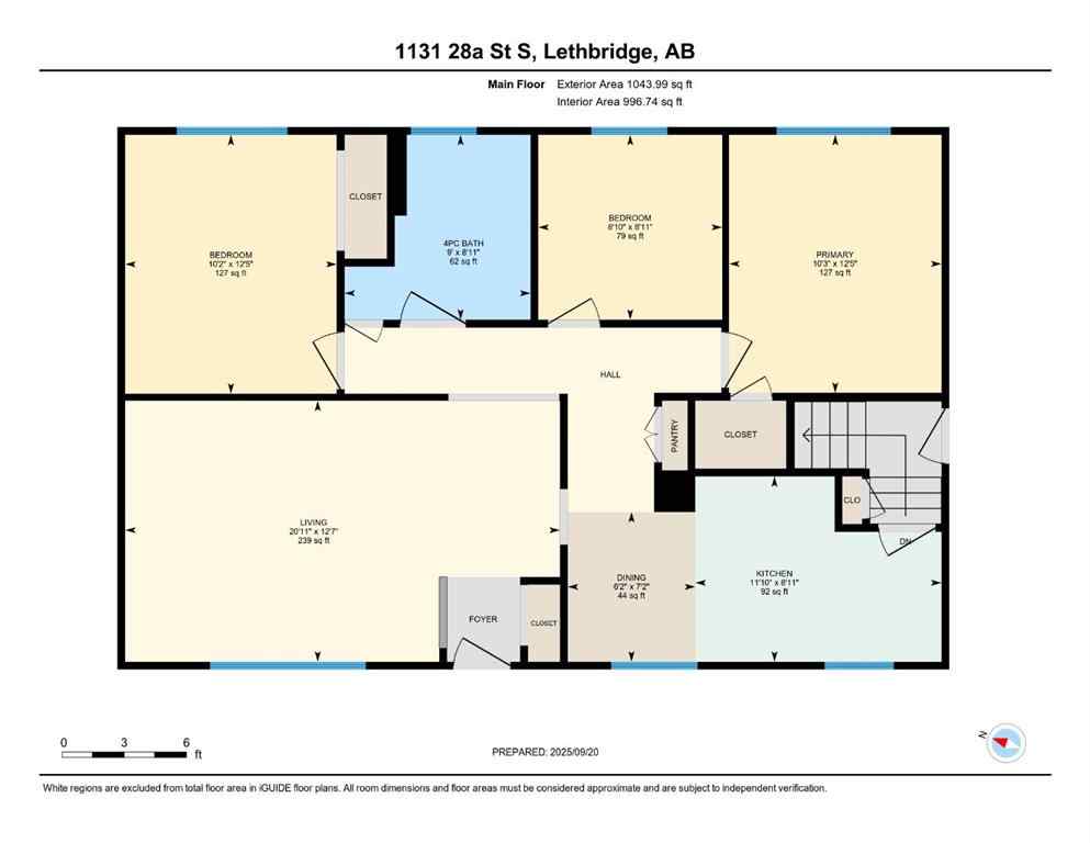 MLS® A2258459 - 1131 28A Street S in Lakeview Lethbridge, Residential