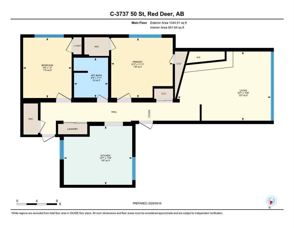 MLS® A2258503 - Unit #C 3737 50 Street  in Eastview Red Deer, Residential