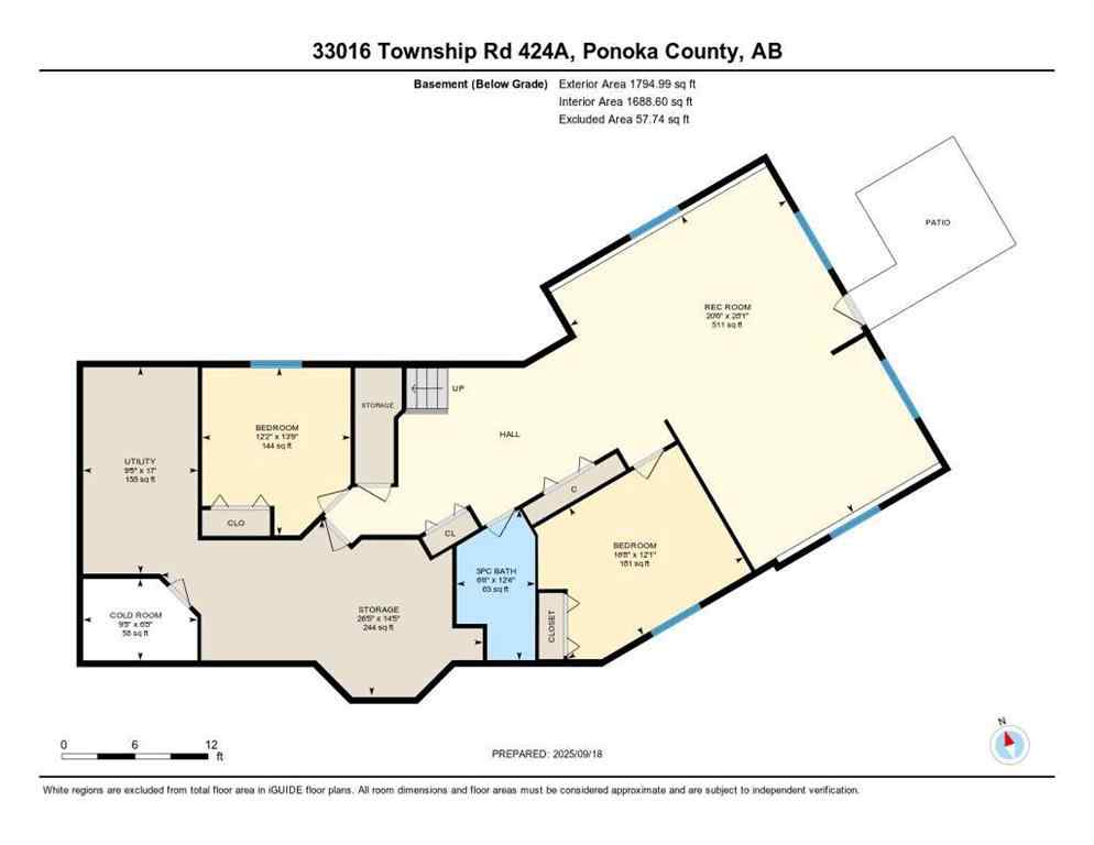 MLS® A2258531 - 33016 Township Road 424A   in NONE Rural Ponoka County, Residential