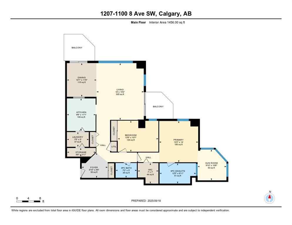MLS® A2258550 - Unit #1207 1100 8 Avenue SW in Downtown West End Calgary, Residential