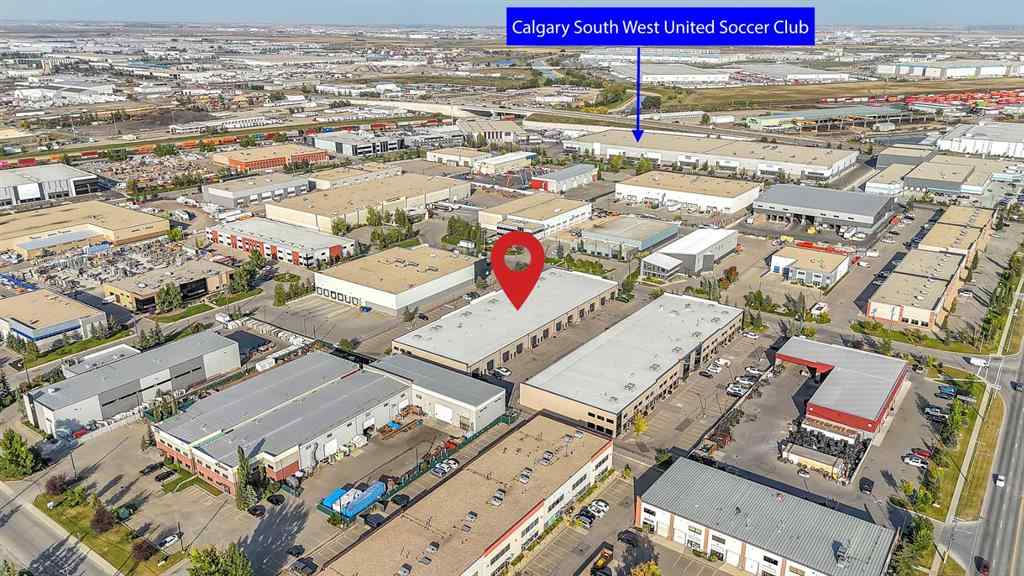 MLS® A2258586 - Unit #133 10555 48 Street SE in East Shepard Industrial Calgary, Commercial
