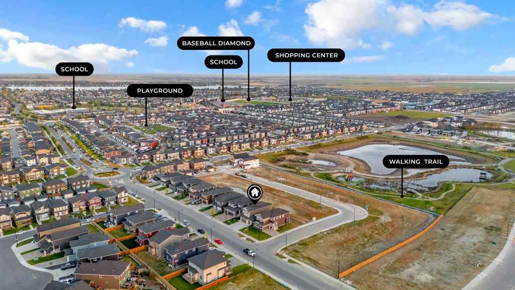 MLS® A2258700 - 628 West Lakeview Drive  in Dawson\'s Landing Chestermere, Residential