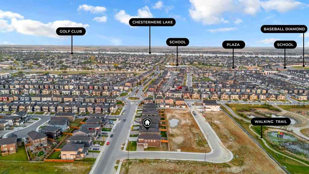 MLS® A2258700 - 628 West Lakeview Drive  in Dawson\'s Landing Chestermere, Residential