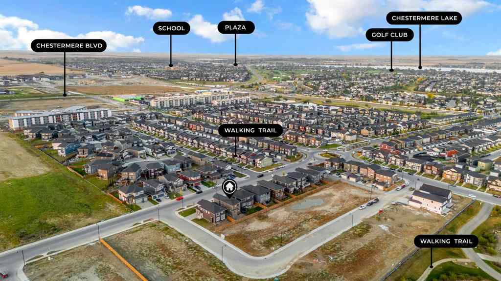 MLS® A2258700 - 628 West Lakeview Drive  in Dawson\'s Landing Chestermere, Residential