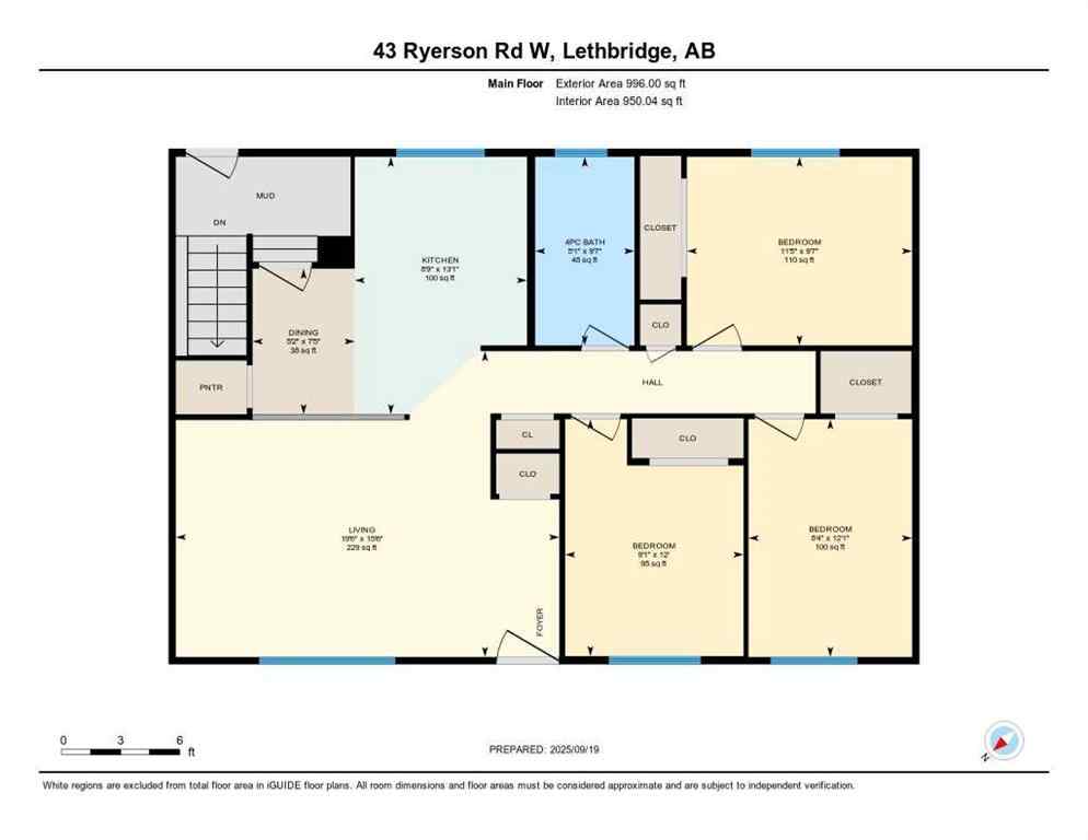 MLS® A2258732 - 43 Ryerson Road W in Varsity Village Lethbridge, Residential