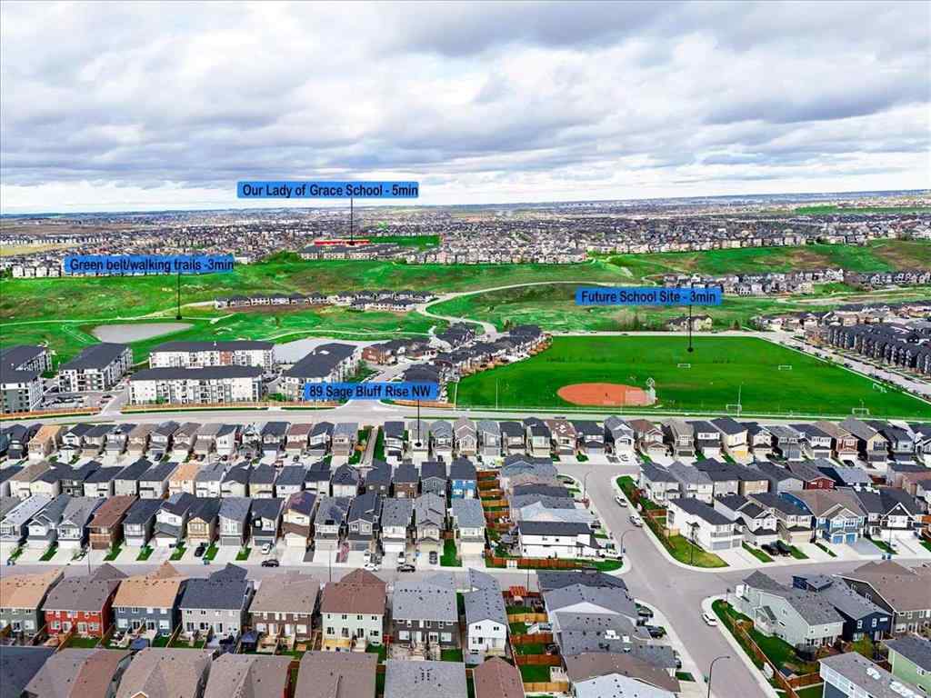 MLS® A2258734 - 89 Sage Bluff Rise NW in Sage Hill Calgary, Residential