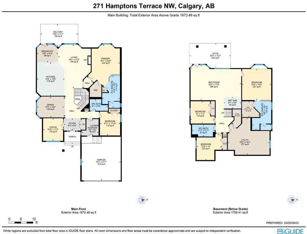 MLS® A2258755 - 271 Hamptons Terrace NW in Hamptons Calgary, Residential