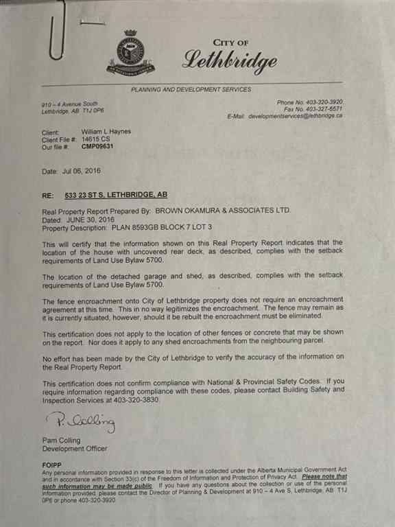 MLS® A2258774 - 533 23 Street S in Glendale Lethbridge, Residential