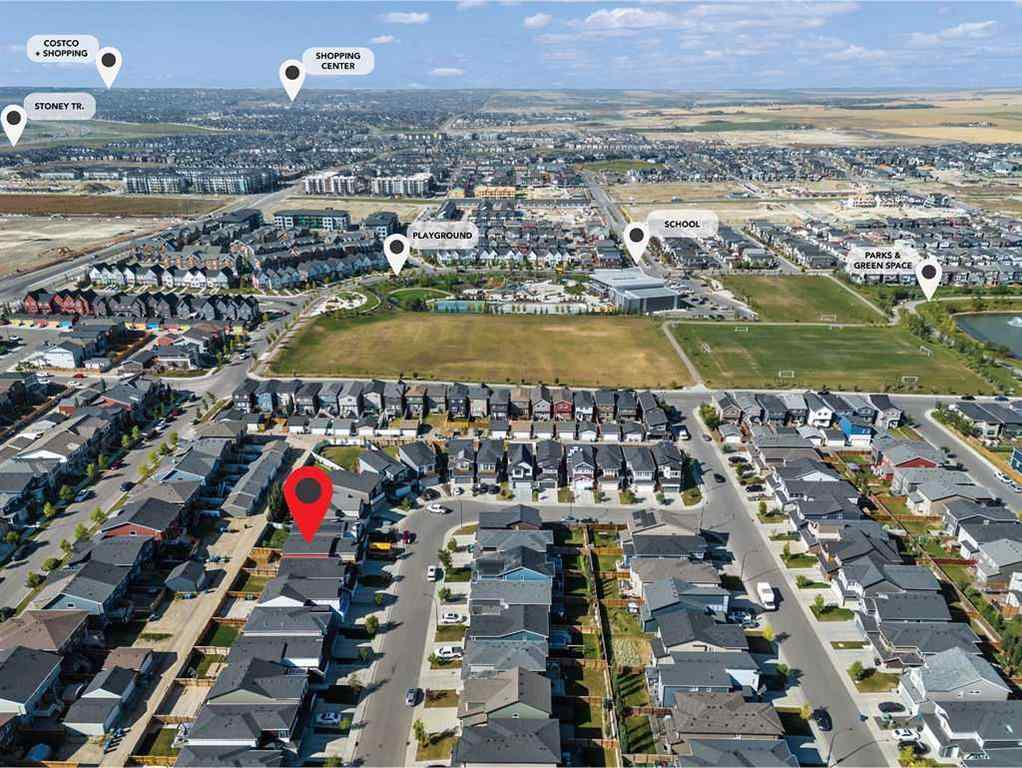 MLS® A2258790 - 59 Howse Manor NE in Livingston Calgary, Residential