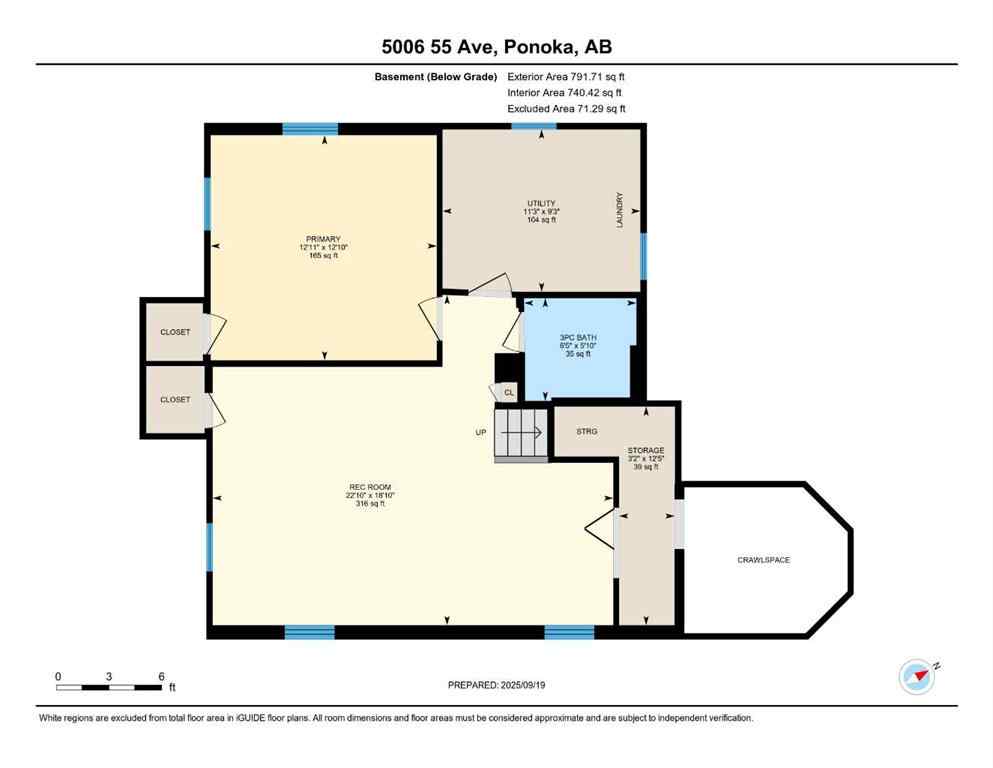 MLS® A2258795 - 5006 55 Avenue  in Central Ponoka Ponoka, Residential