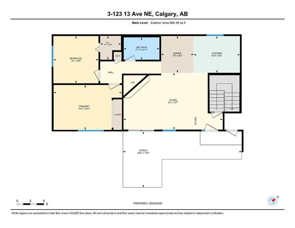 MLS® A2258861 - Unit #3 123 13 Avenue NE in Crescent Heights Calgary, Residential