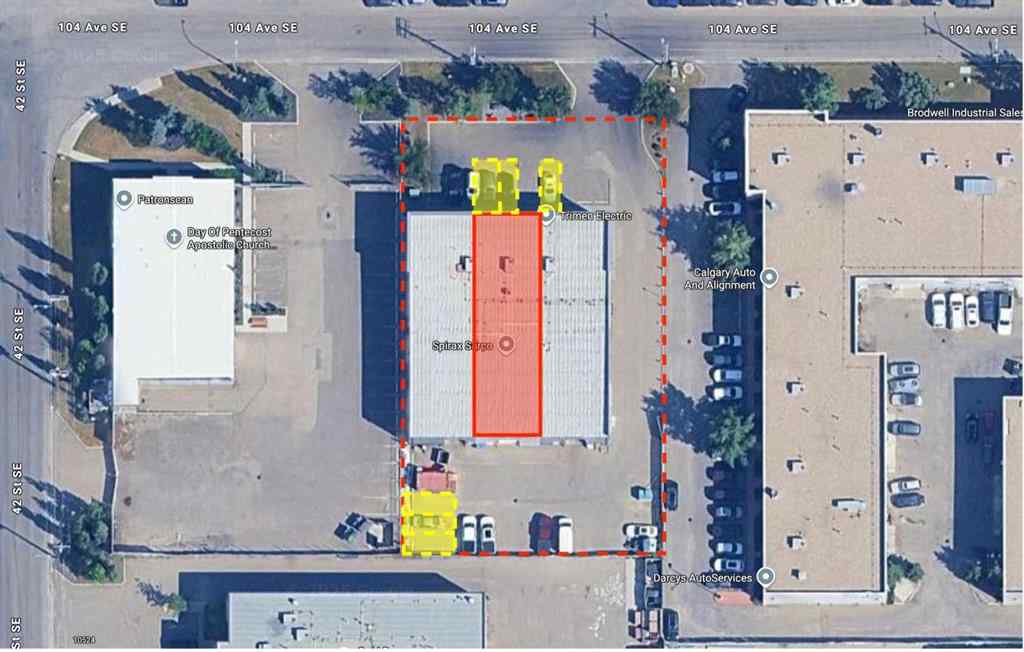 MLS® A2258902 - Unit #7 4351 104 Avenue SE in East Shepard Industrial Calgary, Commercial
