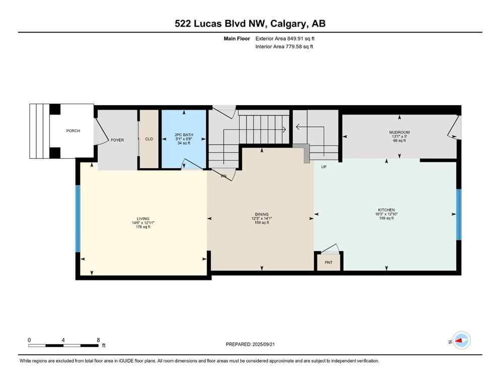 MLS® A2258928 - 522 Lucas Boulevard NW in Livingston Calgary, Residential