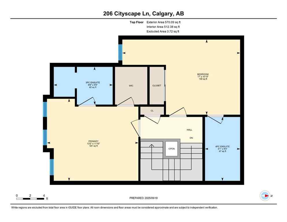 MLS® A2258940 - 206 Cityscape Lane NE in Cityscape Calgary, Residential