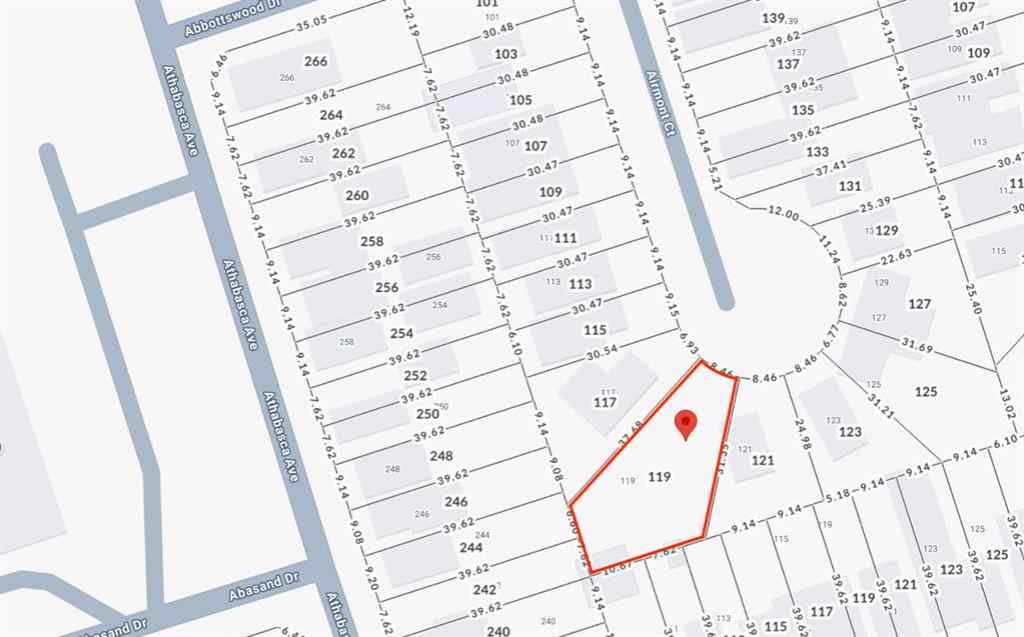 MLS® A2259021 - 119 Airmont Court  in Abasand Fort McMurray, Land