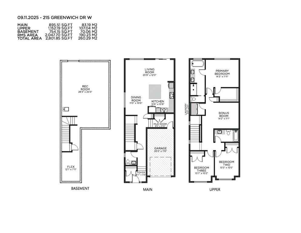 MLS® A2259027 - 215 Greenwich Drive NW in Greenwood/Greenbriar Calgary, Residential