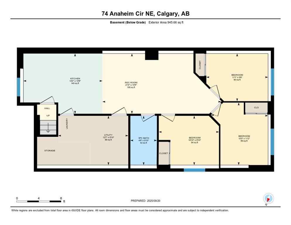 MLS® A2259038 - 74 Anaheim Circle NE in Monterey Park Calgary, Residential