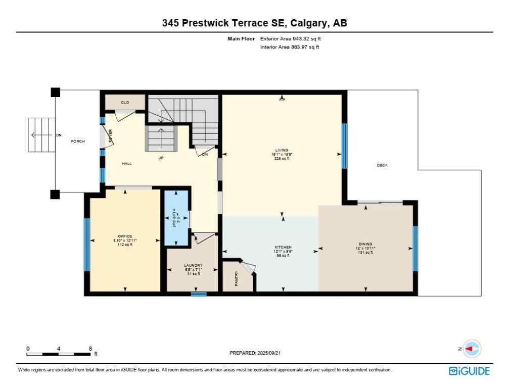 MLS® A2259066 - 345 Prestwick Terrace SE in McKenzie Towne Calgary, Residential