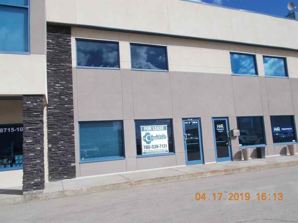 MLS® A2259095 - Unit #110 8715 109 Street  in Richmond Industrial Park Grande Prairie, Commercial