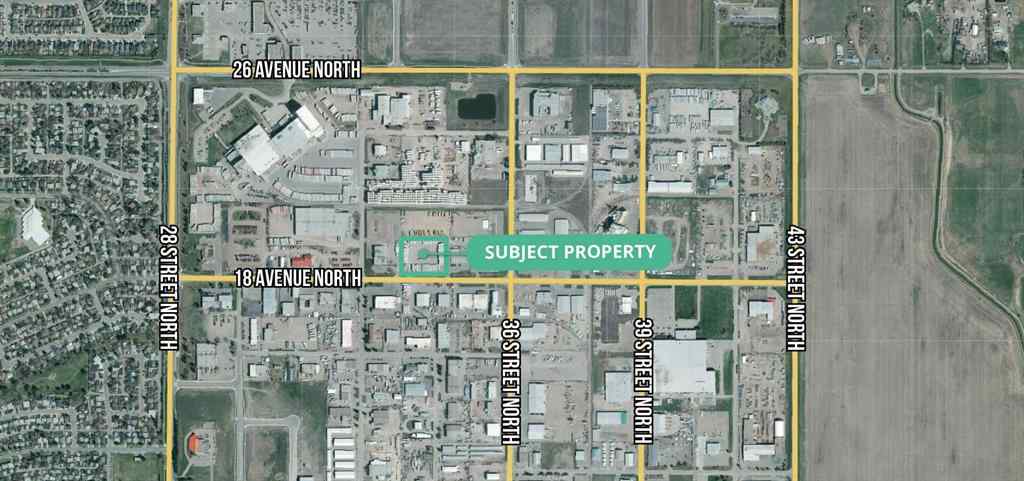 MLS® A2259163 - 3205 18 Avenue N in Churchill Industrial Park Lethbridge, Land